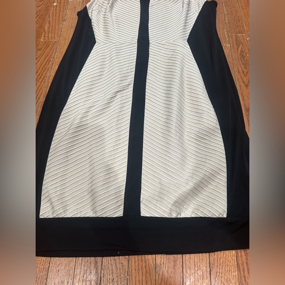 Sandra Darren Black and White Midi Dress - Picture 4 of 10